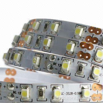 LED Strip with 3M Adhesive Tape and 12/24V DC Input Voltage